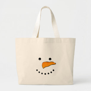 Grand Tote Bag Visage de neige
