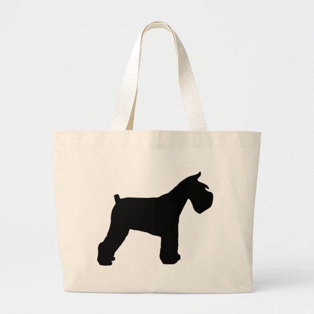 Grand Tote Bag Vitesse de Schnauzer (Devant)