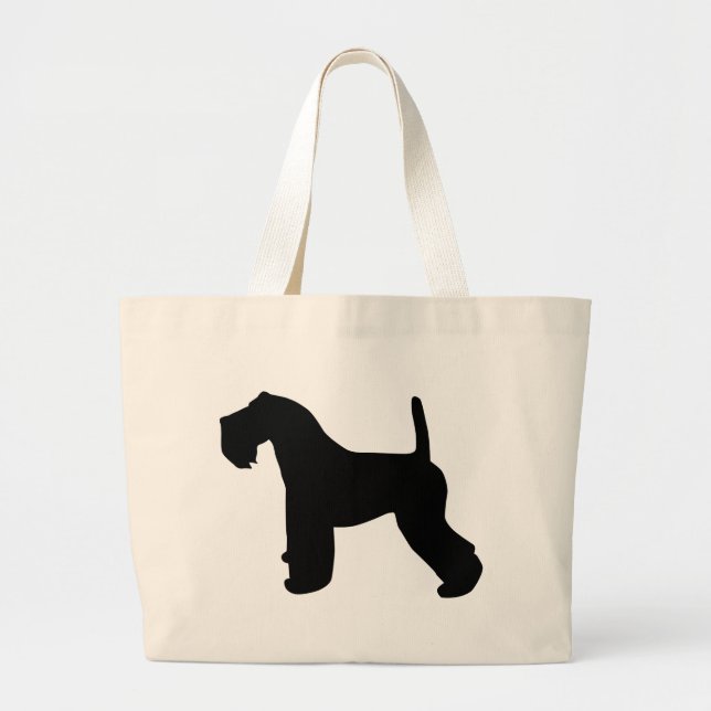 Grand Tote Bag Vitesse de Terrier de bleu de Kerry (Devant)