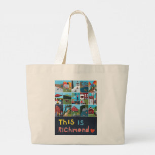 Grand Tote Bag Voici Richmond Fourre-tout (Poster Design)