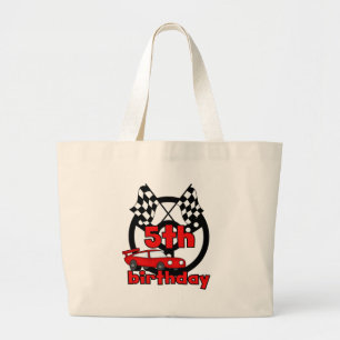 Grand Tote Bag Voiture Racing 5e Anniversaire Tshirts et cadeaux