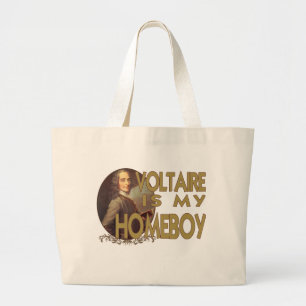 Grand Tote Bag Voltaire est mon Homeboy