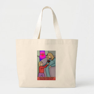 Grand Tote Bag Votre enfant intérieur peut-il sortir jouer ?