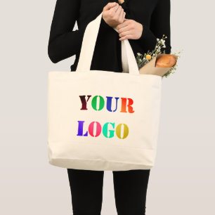 Grand Tote Bag Votre Logo Professionnel Promotionnel Personnalisé