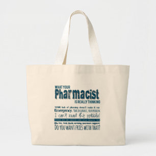 Grand Tote Bag votre pharmacien pense vraiment