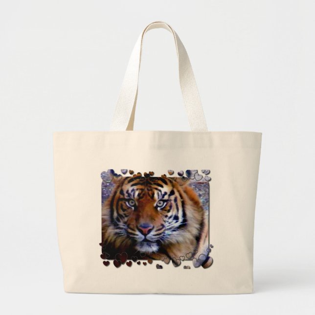 Grand Tote Bag Vous aimer_ (Devant)