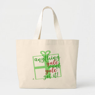 Grand Tote Bag Vous Avez Compris Amusement Citation De Noël Yule