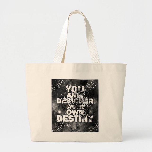 Grand Tote Bag Vous êtes le concepteur de votre propre destin (Devant)