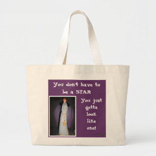 Grand Tote Bag Vous êtes une étoile Angel Expressions