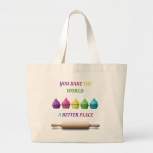 Grand Tote Bag Vous faites du monde un meilleur endroit
