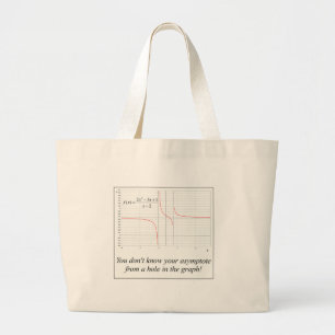 Grand Tote Bag Vous ne connaissez pas votre asymptote…