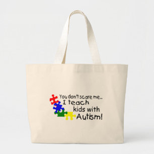 Grand Tote Bag Vous ne m'effrayez pas que j'enseigne des enfants