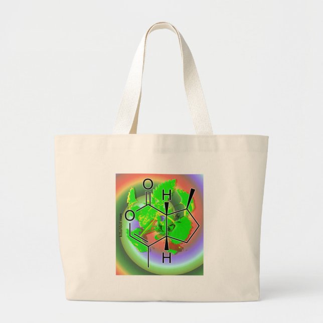 Grand Tote Bag Voyage de cataire (Devant)