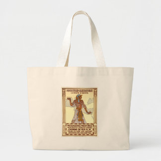 Grand Tote Bag Voyage en Egypte vintage