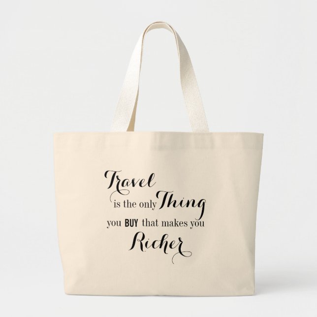 Grand Tote Bag Voyage Fourre-tout (Devant)