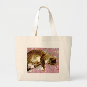 Grand Tote Bag Vrai chat, Fake chat 2
