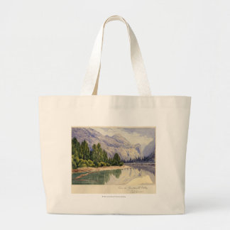 Grand Tote Bag Vue en vallée la Californie de Yo-Semite