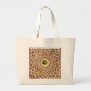 Grand Tote Bag Vue intérieure de la coupole dans la chapelle