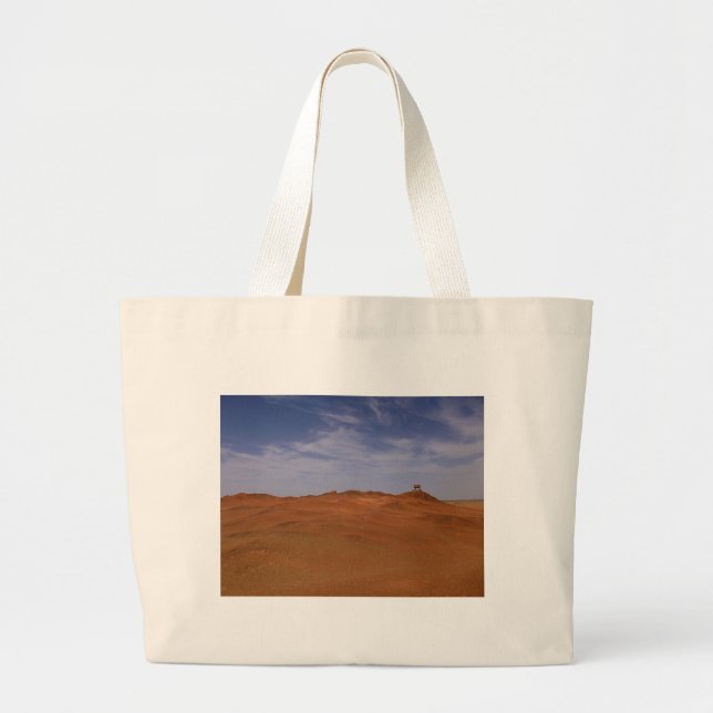 Grand Tote Bag Vue sur le désert - Gobi (Devant)