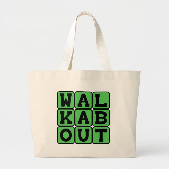 Grand Tote Bag Walkabout, aventure australienne (Devant)