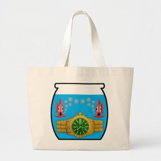 Grand Tote Bag Watch in fish bowl