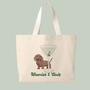 Grand Tote Bag Weenies & Martinis