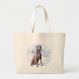 Grand Tote Bag Weimaraner Noel