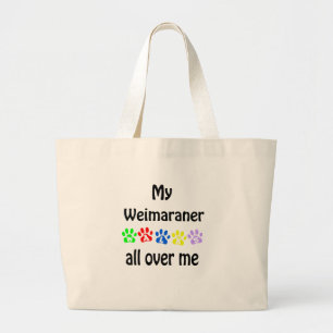 Grand Tote Bag Weimaraner Walks Design