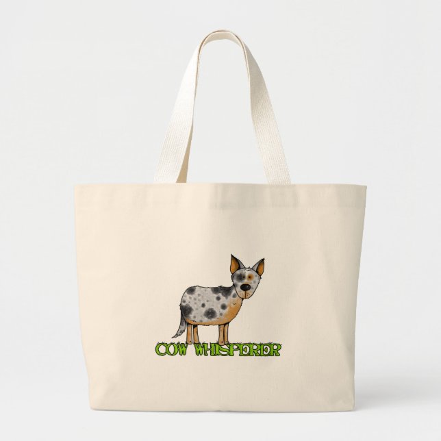 Grand Tote Bag whisperer de vache (Devant)