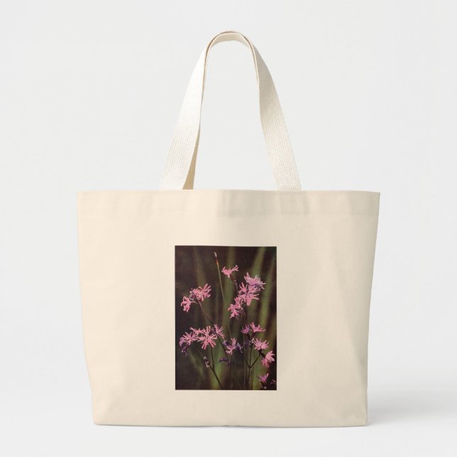 Grand Tote Bag Wildflowers: Ragged Robin (Devant)