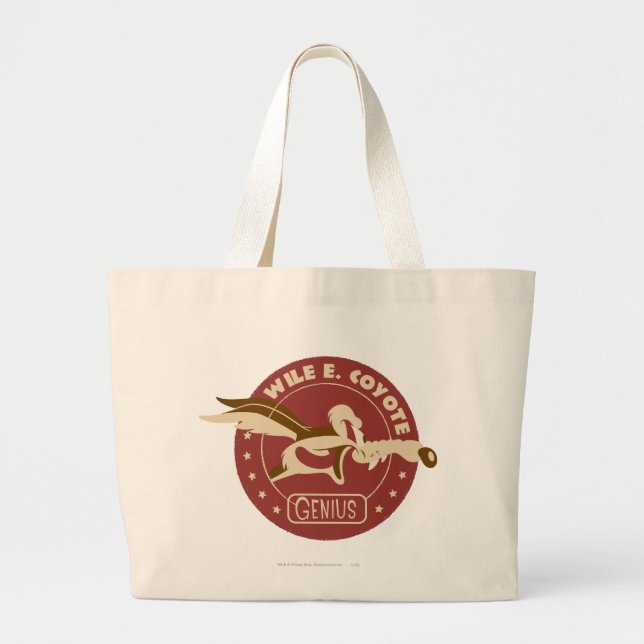 Grand Tote Bag Wile E. Coyote Genius (Devant)