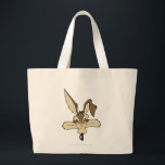 Grand Tote Bag Wile E. Coyote Tir De Tête Agréable<br><div class="desc">Wile E. Coyote Character Art</div>
