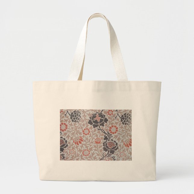Grand Tote Bag William Morris Grafton Botanic Art Design (Devant)