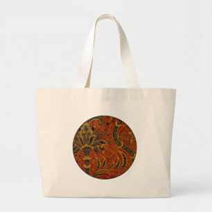 Grand Tote Bag William Morris India Rouge Floral Vintage Classiqu
