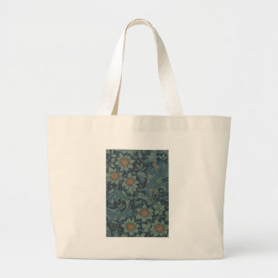 Grand Tote Bag William Morris Orchard Art Motif