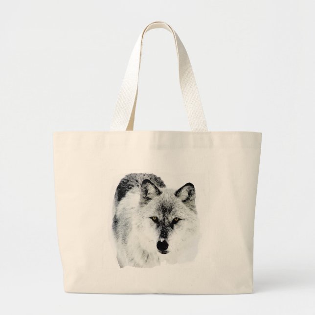 Grand Tote Bag Wolf Eyes (Devant)