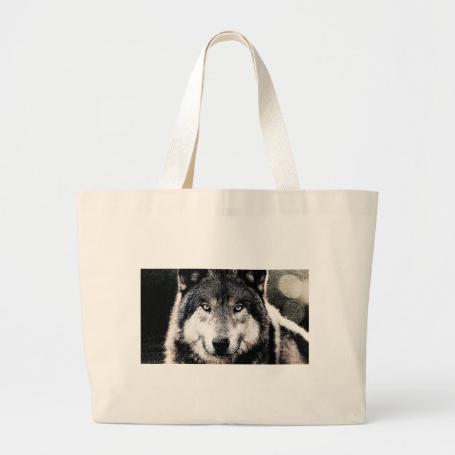 Grand Tote Bag Wolf Eyes (Devant)