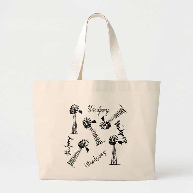Grand Tote Bag Woorde d'en de Windpomp (Devant)