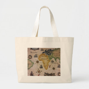 Grand Tote Bag World Map - Africa