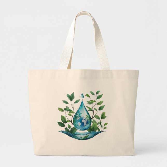 Grand Tote Bag World Water Day (Devant)
