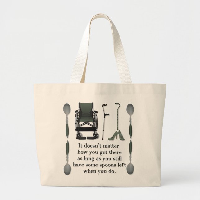 Grand Tote Bag Y arrivez (Devant)