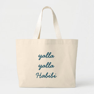 Grand Tote Bag yalla Habibi de yalla