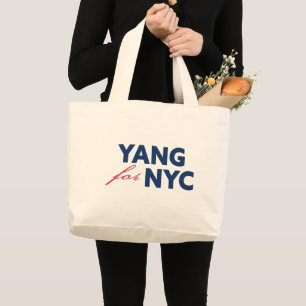 Grand Tote Bag Yang pour le soutien électoral du maire de New Yor