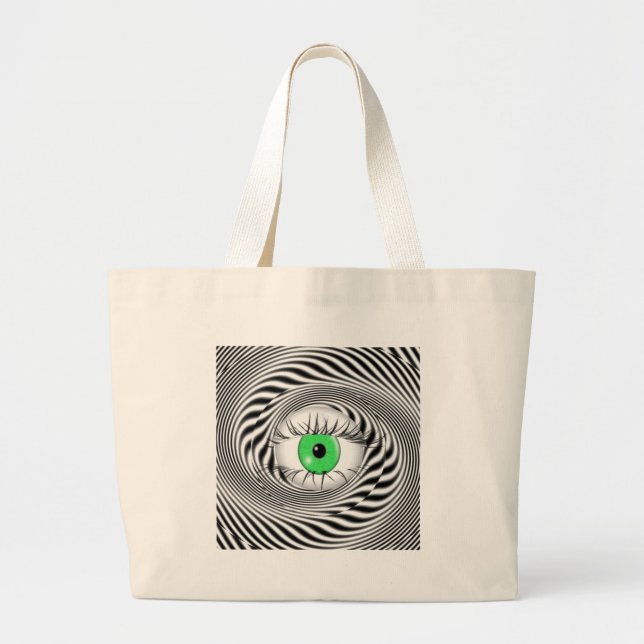 GRAND TOTE BAG YEUX HYPNOTIQUE - HYPNOTISTE (Devant)