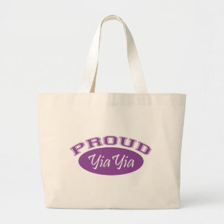 Grand Tote Bag YiaYia fier (pourpre)