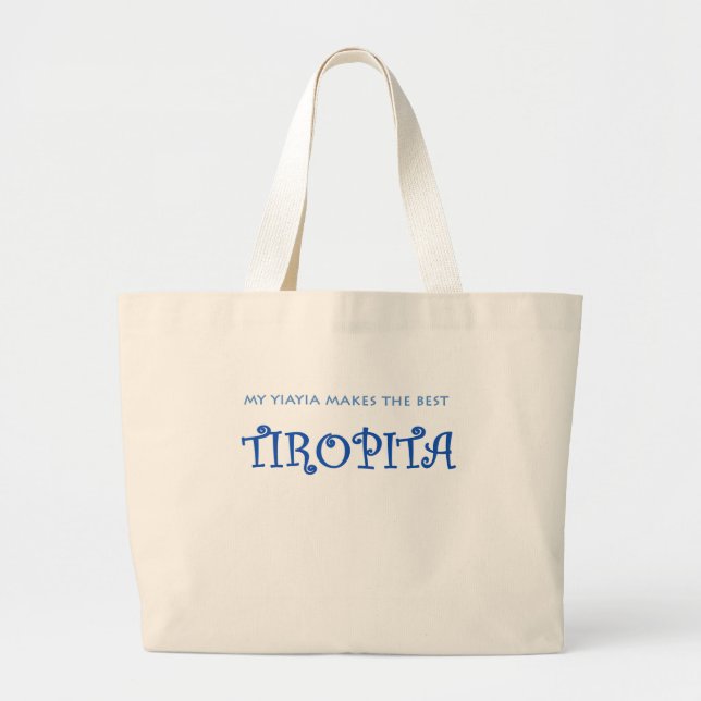 GRAND TOTE BAG YIAYIA/TIROPITA (Devant)