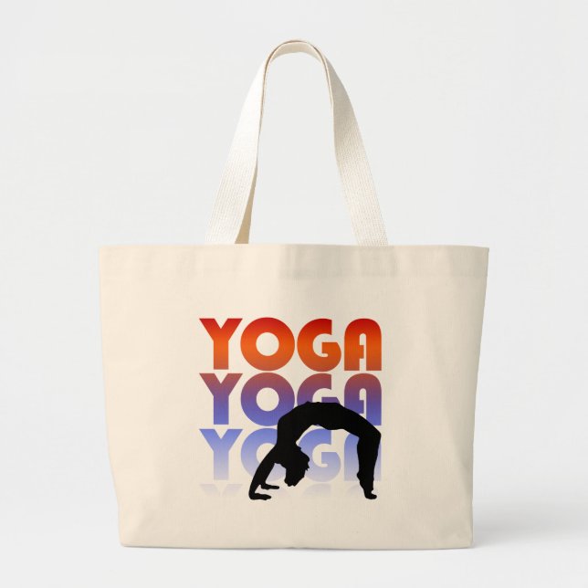 Grand Tote Bag yoga (Devant)