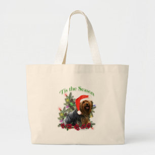 Grand Tote Bag Yorkie 'C'est la saison