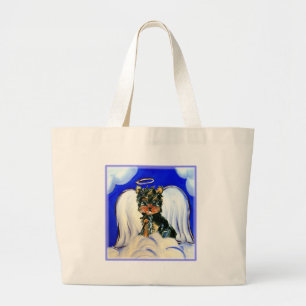 Grand Tote Bag Yorkie Poo Ange