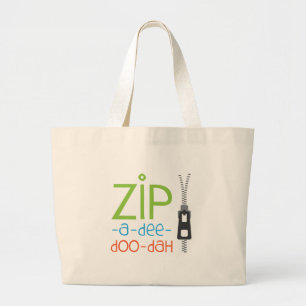 Grand Tote Bag Zip Zipper